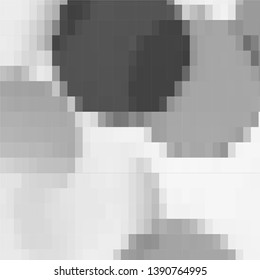 Monochrome geometric vector background. Abstract halftone illustration pattern. Vintage texture