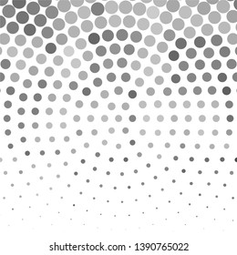 Monochrome geometric vector background. Abstract halftone illustration pattern. Vintage texture