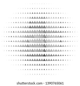 Monochrome geometric vector background. Abstract halftone illustration pattern. Vintage texture