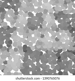 Monochrome geometric vector background. Abstract halftone illustration pattern. Vintage texture