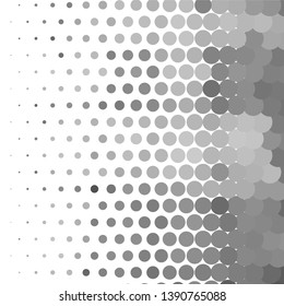 Monochrome geometric vector background. Abstract halftone illustration pattern. Vintage texture