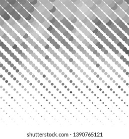 Monochrome geometric vector background. Abstract halftone illustration pattern. Vintage texture