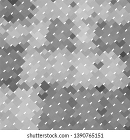 Monochrome geometric vector background. Abstract halftone illustration pattern. Vintage texture