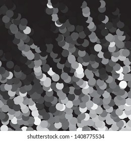 Monochrome geometric vector background. Abstract halftone illustration pattern. Vintage texture