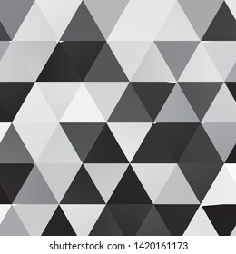 Monochrome geometric vector background. Abstract halftone illustration pattern. Vintage texture