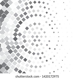 Monochrome geometric vector background. Abstract halftone illustration pattern. Vintage texture