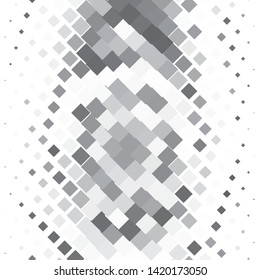 Monochrome geometric vector background. Abstract halftone illustration pattern. Vintage texture