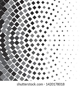 Monochrome geometric vector background. Abstract halftone illustration pattern. Vintage texture