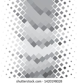 Monochrome geometric vector background. Abstract halftone illustration pattern. Vintage texture