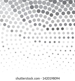 Monochrome geometric vector background. Abstract halftone illustration pattern. Vintage texture