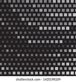 Monochrome geometric vector background. Abstract halftone illustration pattern. Vintage texture