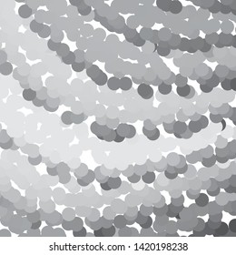 Monochrome geometric vector background. Abstract halftone illustration pattern. Vintage texture