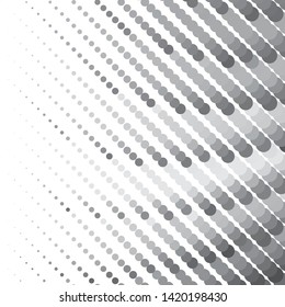 Monochrome geometric vector background. Abstract halftone illustration pattern. Vintage texture