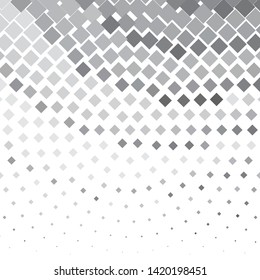 Monochrome geometric vector background. Abstract halftone illustration pattern. Vintage texture
