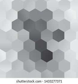 Monochrome geometric vector background. Abstract halftone illustration pattern. Vintage texture