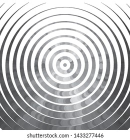 Monochrome geometric vector background. Abstract halftone illustration pattern. Vintage texture