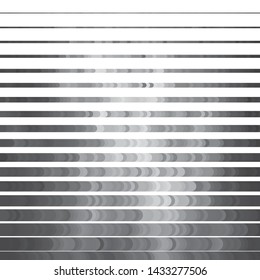 Monochrome geometric vector background. Abstract halftone illustration pattern. Vintage texture