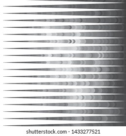 Monochrome geometric vector background. Abstract halftone illustration pattern. Vintage texture
