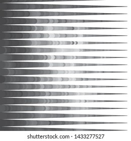 Monochrome geometric vector background. Abstract halftone illustration pattern. Vintage texture