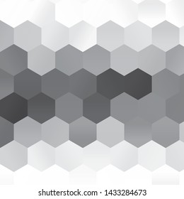 Monochrome geometric vector background. Abstract halftone illustration pattern. Vintage texture
