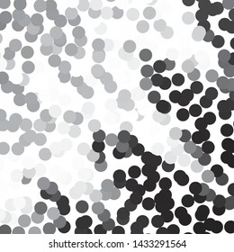Monochrome geometric vector background. Abstract halftone illustration pattern. Vintage texture