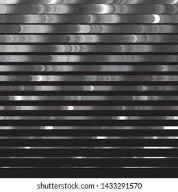 Monochrome geometric vector background. Abstract halftone illustration pattern. Vintage texture