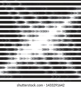 Monochrome geometric vector background. Abstract halftone illustration pattern. Vintage texture