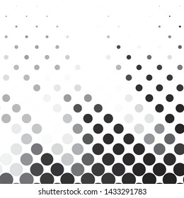 Monochrome geometric vector background. Abstract halftone illustration pattern. Vintage texture