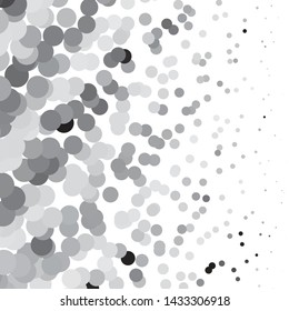 Monochrome geometric vector background. Abstract halftone illustration pattern. Vintage texture