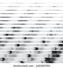 Monochrome geometric vector background. Abstract halftone illustration pattern. Vintage texture