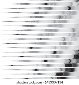 Monochrome geometric vector background. Abstract halftone illustration pattern. Vintage texture