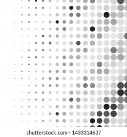 Monochrome geometric vector background. Abstract halftone illustration pattern. Vintage texture
