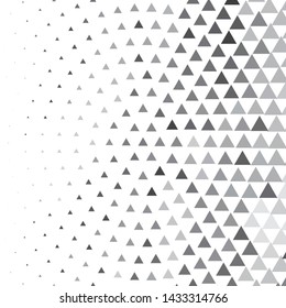 Monochrome geometric vector background. Abstract halftone illustration pattern. Vintage texture