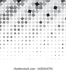 Monochrome geometric vector background. Abstract halftone illustration pattern. Vintage texture
