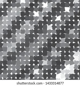 Monochrome geometric vector background. Abstract halftone illustration pattern. Vintage texture