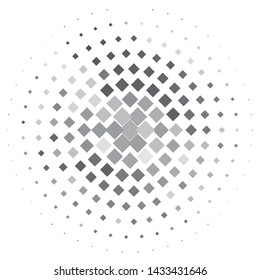 Monochrome geometric vector background. Abstract halftone illustration pattern. Vintage texture