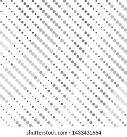 Monochrome geometric vector background. Abstract halftone illustration pattern. Vintage texture