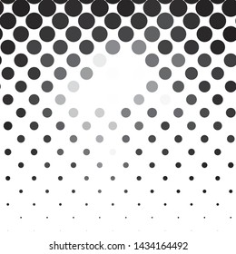 Monochrome geometric vector background. Abstract halftone illustration pattern. Vintage texture