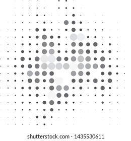 Monochrome geometric vector background. Abstract halftone illustration pattern. Vintage texture