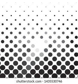 Monochrome geometric vector background. Abstract halftone illustration pattern. Vintage texture