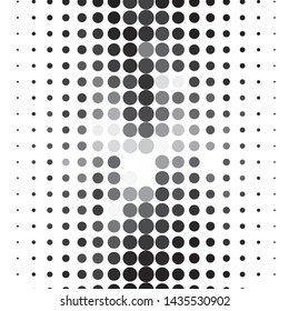 Monochrome geometric vector background. Abstract halftone illustration pattern. Vintage texture
