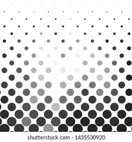 Monochrome geometric vector background. Abstract halftone illustration pattern. Vintage texture