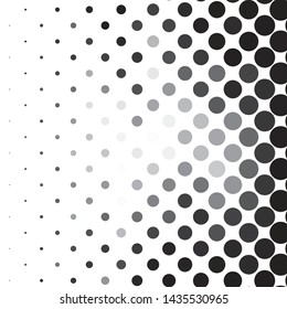 Monochrome geometric vector background. Abstract halftone illustration pattern. Vintage texture