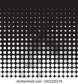 Monochrome geometric vector background. Abstract halftone illustration pattern. Vintage texture