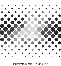 Monochrome geometric vector background. Abstract halftone illustration pattern. Vintage texture