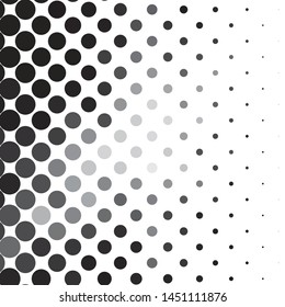 Monochrome geometric vector background. Abstract halftone illustration pattern. Vintage texture