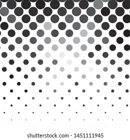 Monochrome geometric vector background. Abstract halftone illustration pattern. Vintage texture