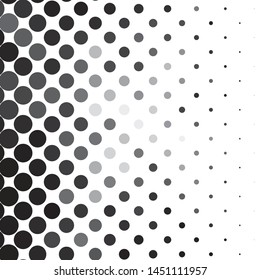 Monochrome geometric vector background. Abstract halftone illustration pattern. Vintage texture