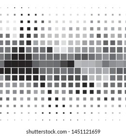 Monochrome geometric vector background. Abstract halftone illustration pattern. Vintage texture