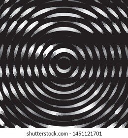 Monochrome geometric vector background. Abstract halftone illustration pattern. Vintage texture
